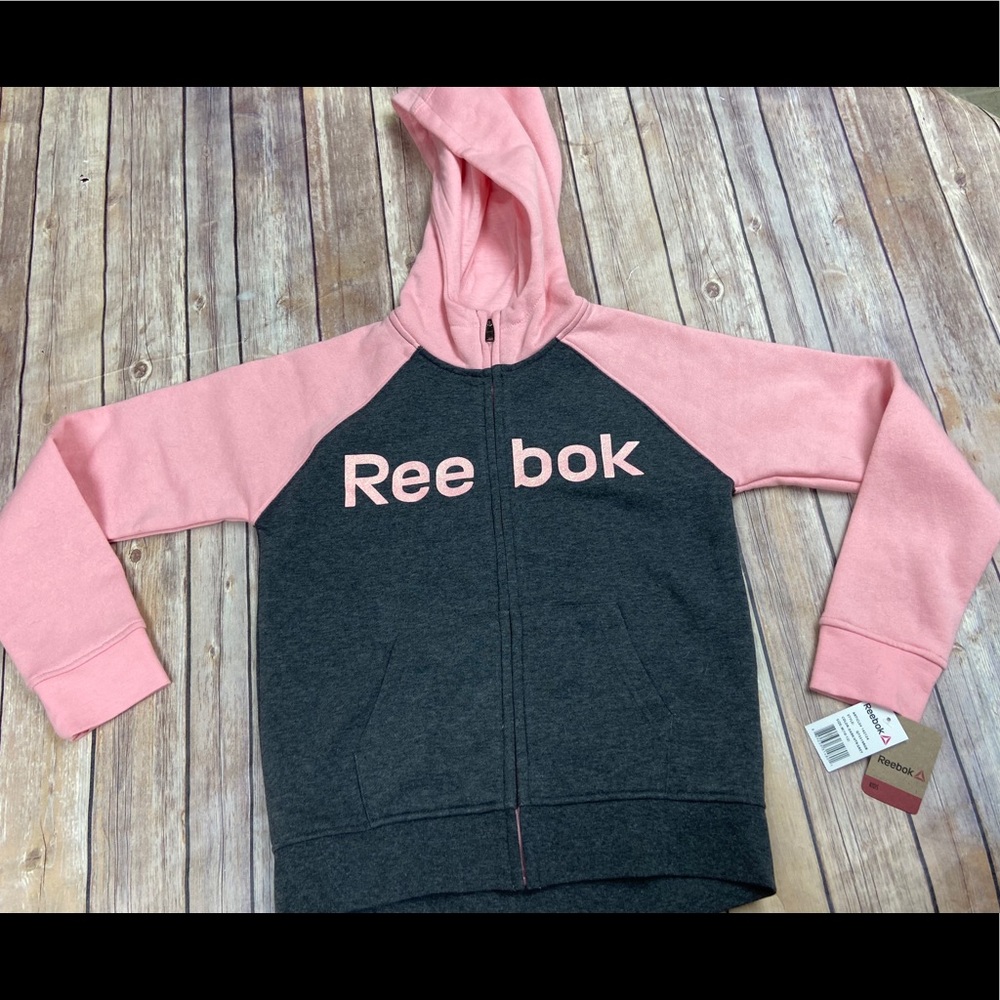 Reebok Girls Zip Up Hoodie NWT